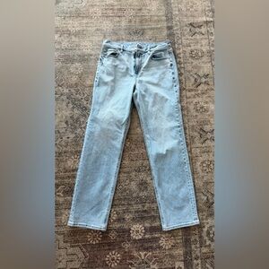 American Eagle Outfitters Light Blue Straight Leg Jeans